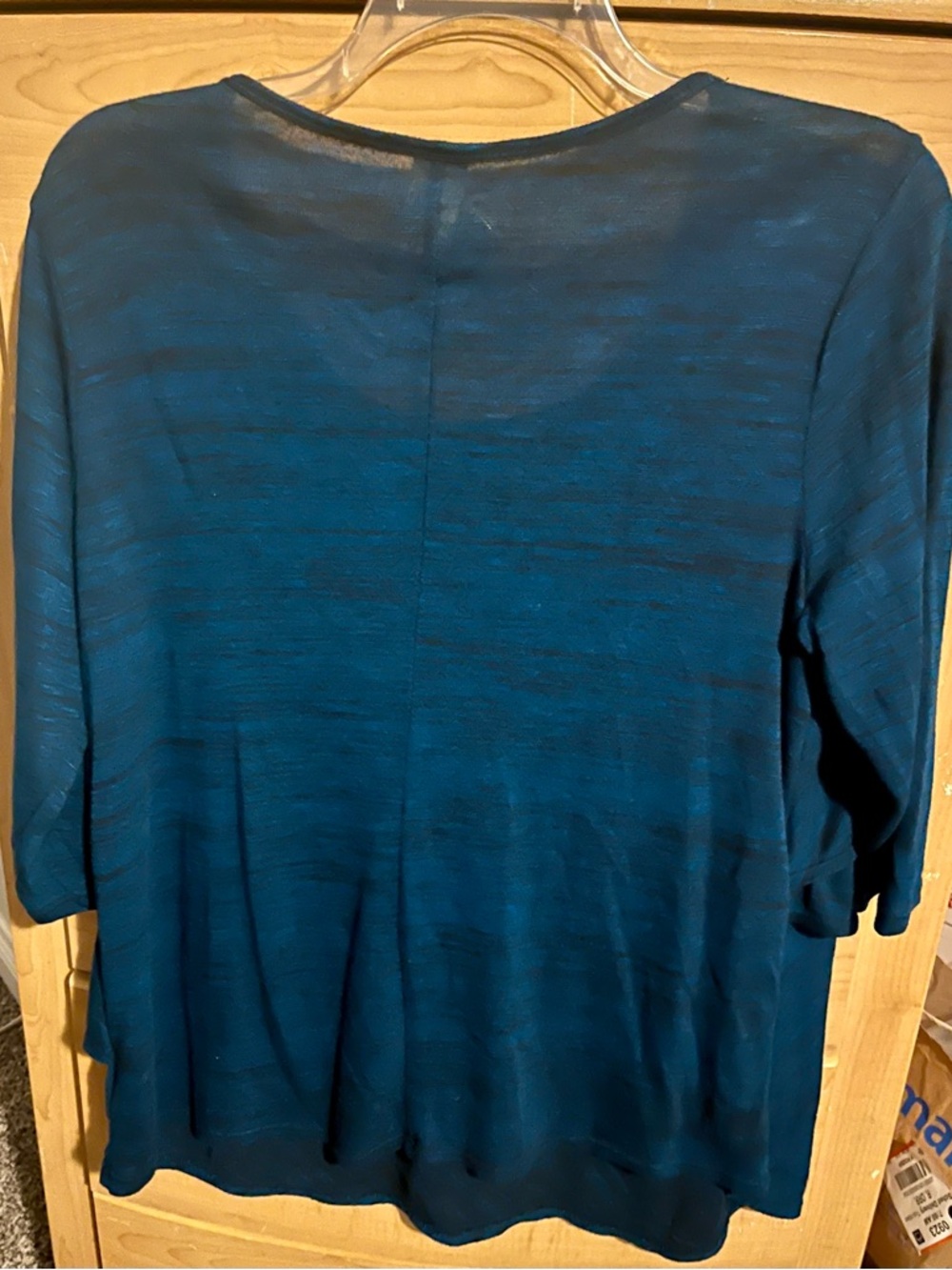 18/20: Layered Ruffle Tunic - Teal - Picture 3 of 3